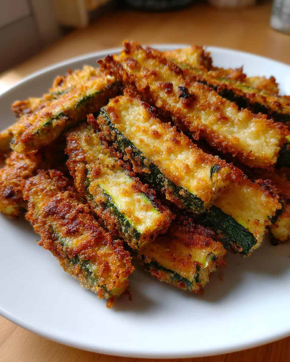 Healthy Air Fryer Zucchini Fries - detail 1