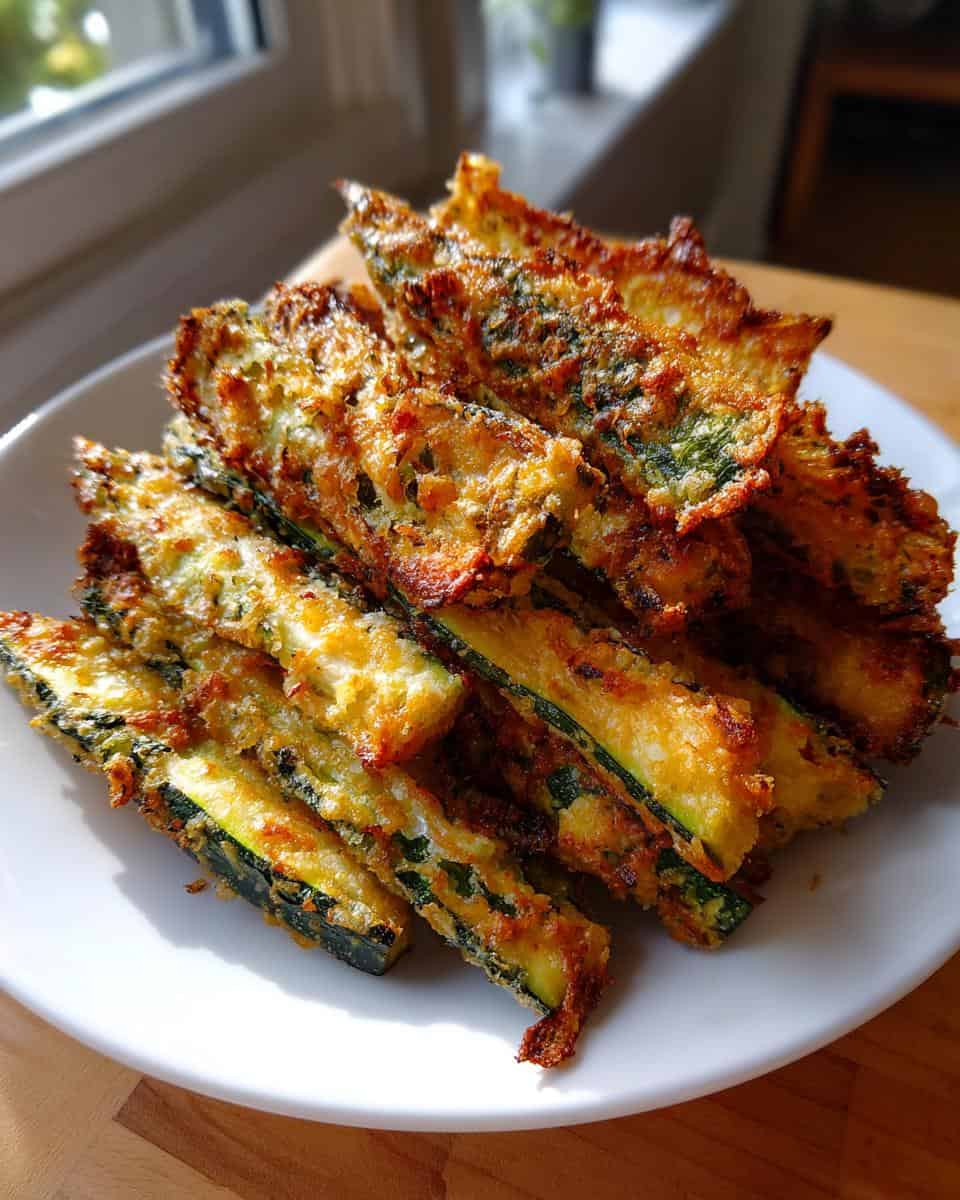 Healthy Air Fryer Zucchini Fries - detail 3