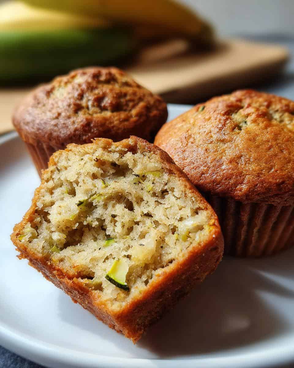 Healthy Banana Zucchini Muffins –The Perfect Healthy Treat! - detail 2
