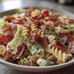 Hearty Blt Caesar Pasta Salad