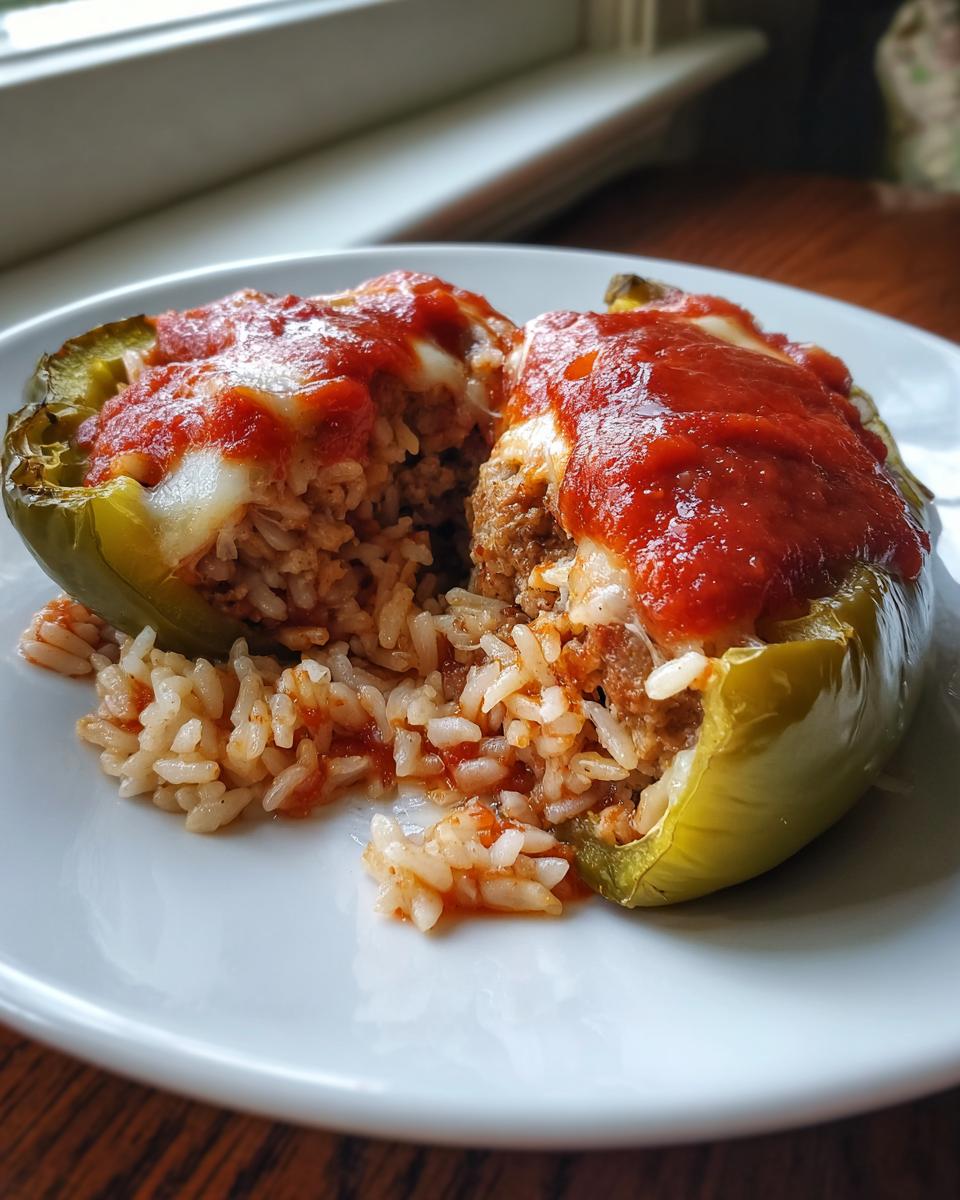 Hearty Italian Sausage Stuffed Banana Peppers - detail 2