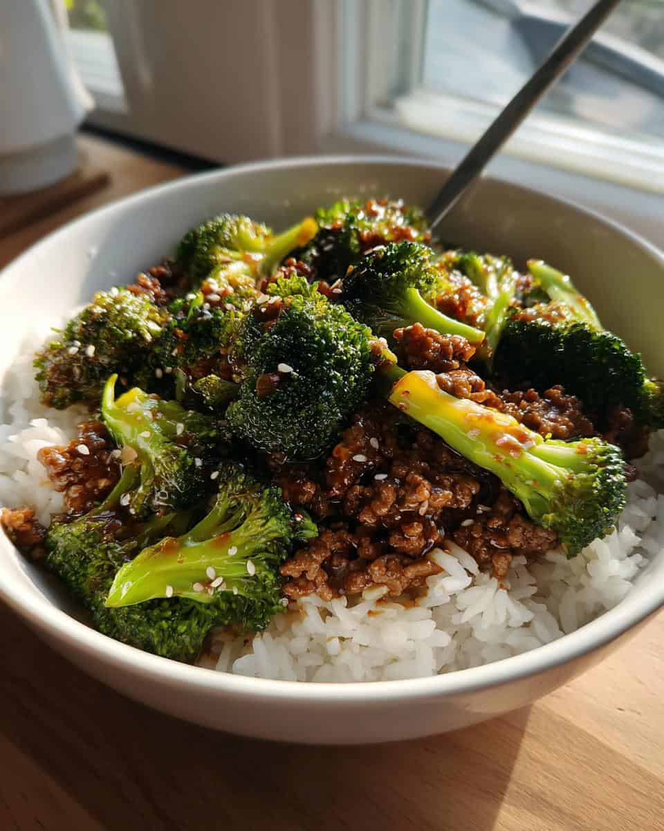 Honey Garlic Ground Beef and Broccoli Stir-Fry - detail 1