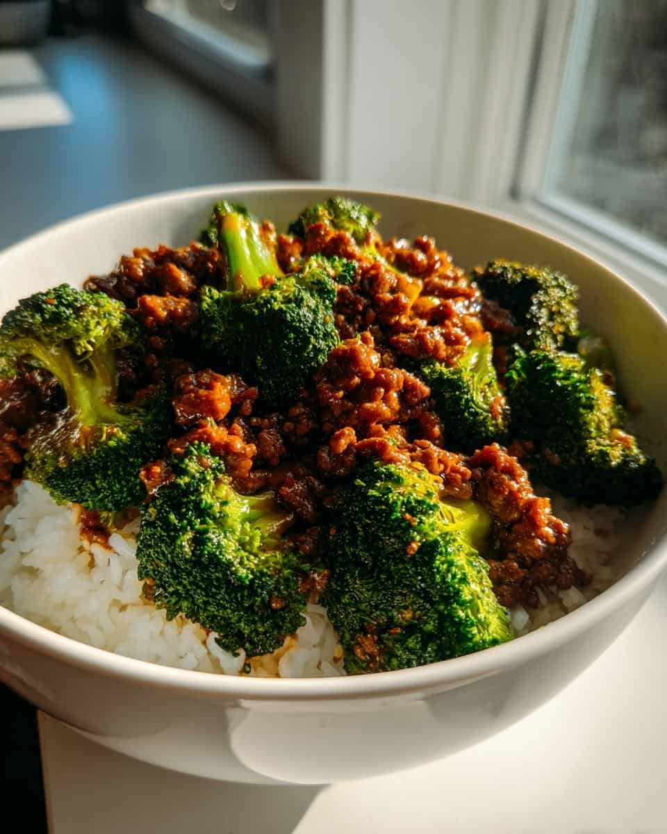 Honey Garlic Ground Beef and Broccoli Stir-Fry - detail 2