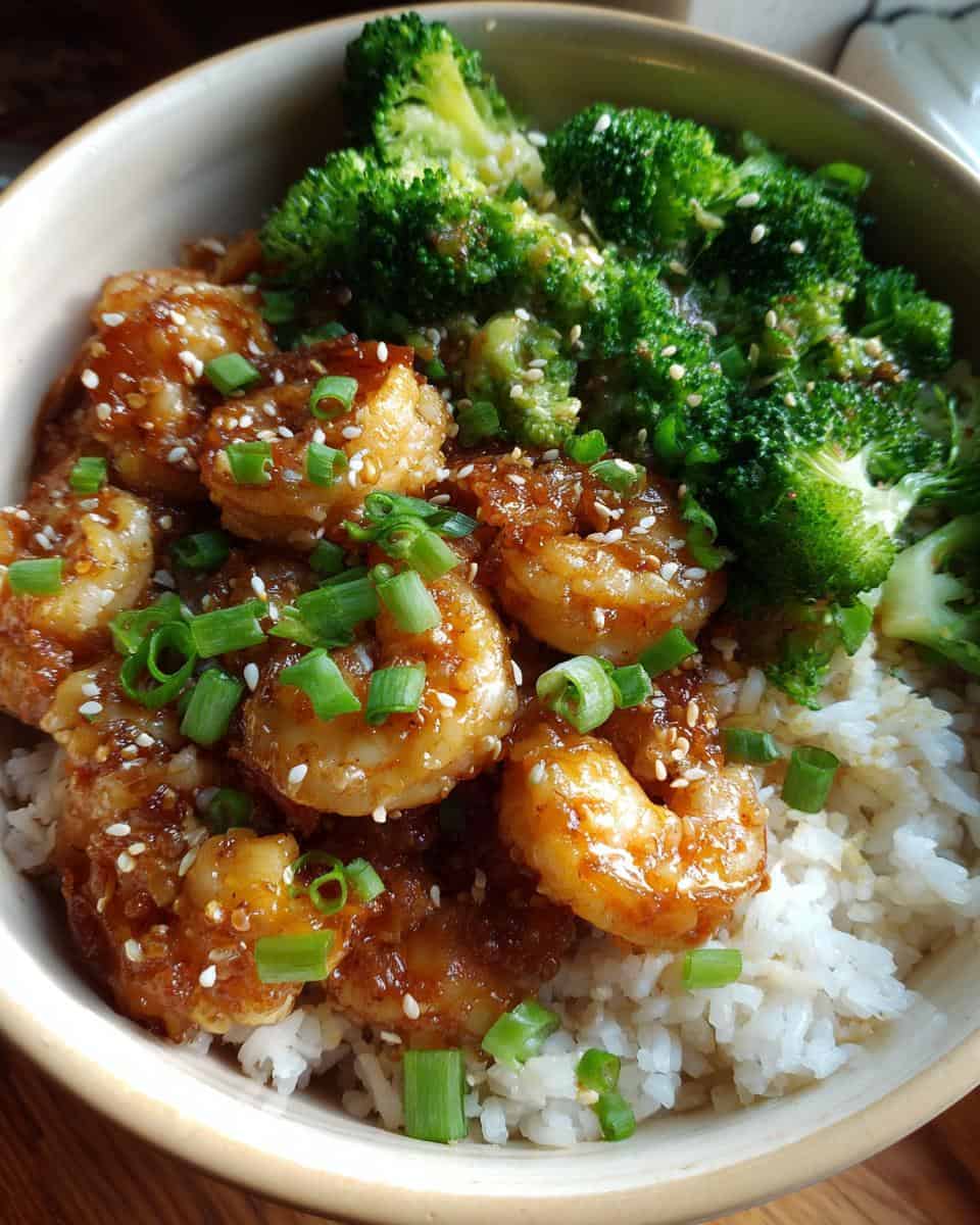 Honey Garlic Shrimp Bowls - detail 1