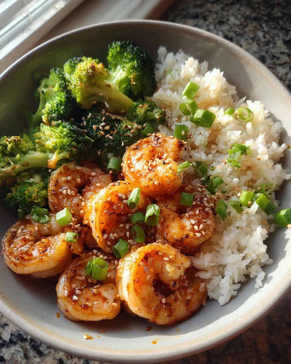 Honey Garlic Shrimp Bowls - detail 2