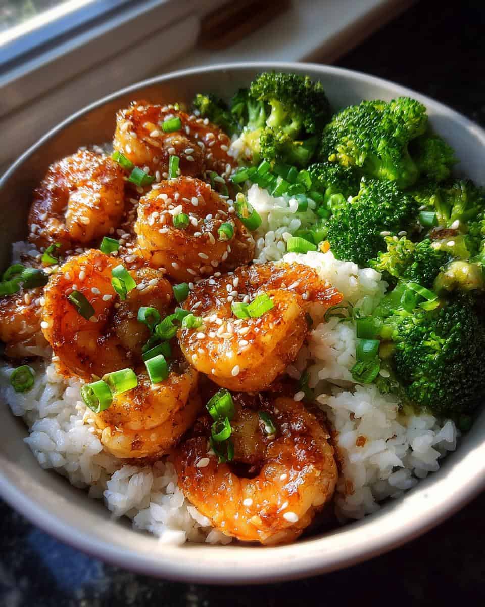 Honey Garlic Shrimp Bowls - detail 3