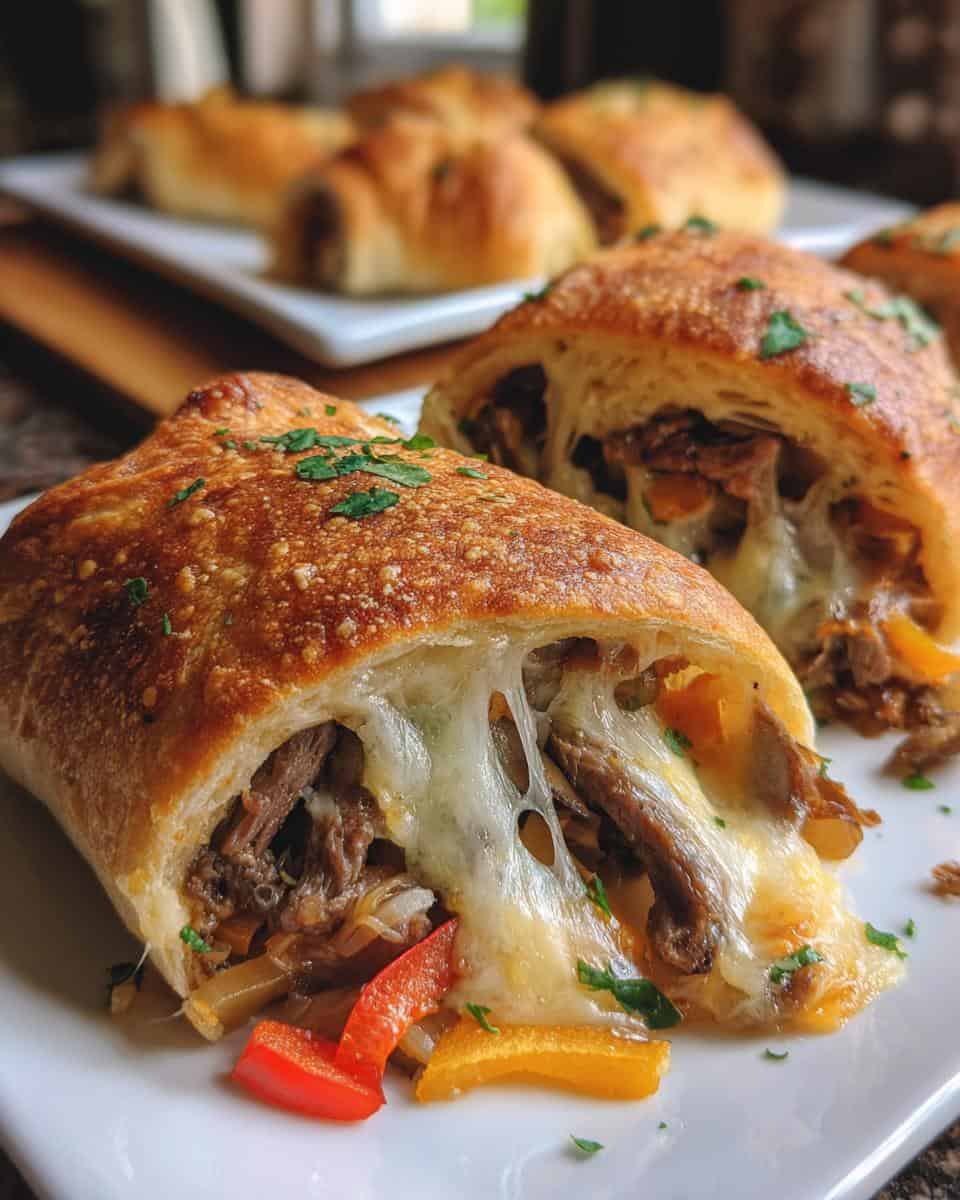 Keto Philly Cheesesteak Rolls - detail 1