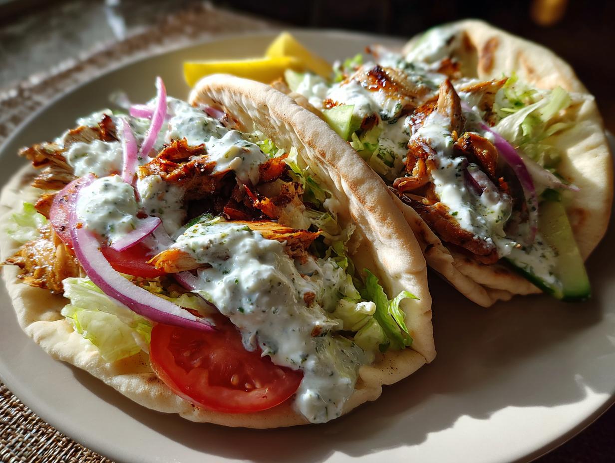 Mediterranean Chicken Gyros: 35-Minute, Unbelievably Tasty