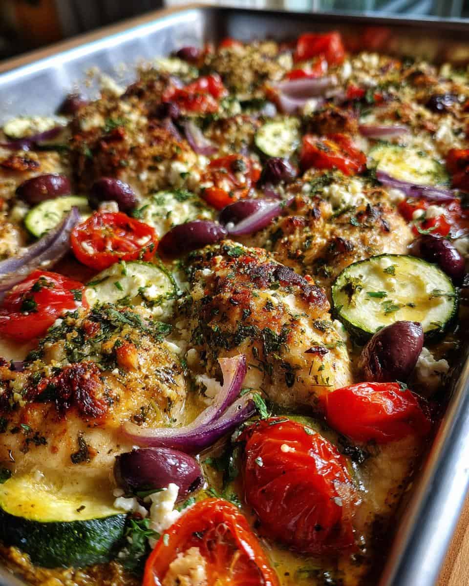 Mediterranean Chicken Zucchini Bake - detail 1