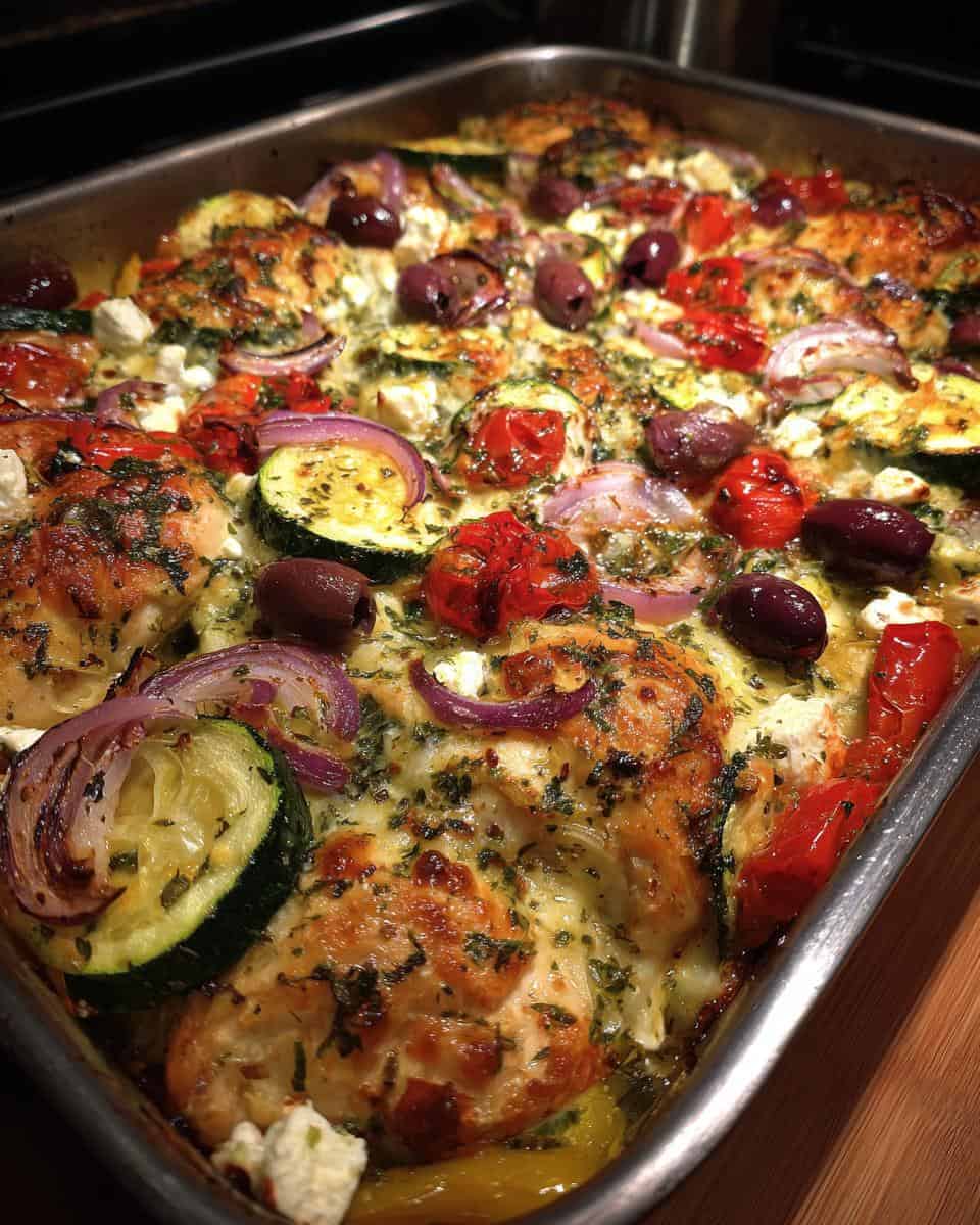 Mediterranean Chicken Zucchini Bake - detail 2