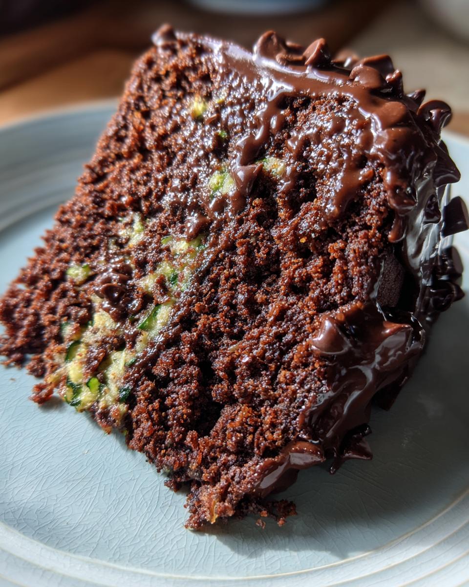 Moist Chocolate Zucchini Snack Cake - detail 2