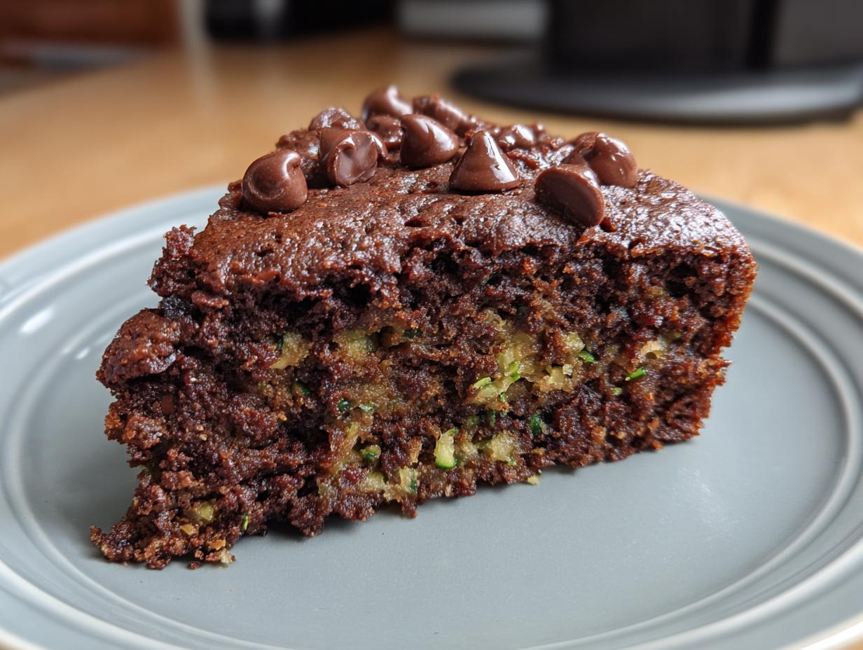 Unbelievably Moist Chocolate Zucchini Snack Cake Recipe