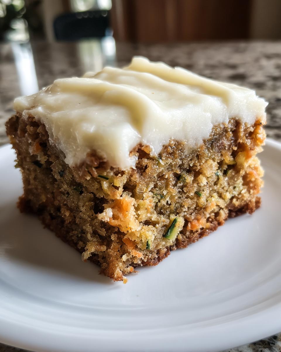 Moist Zucchini Bars With Cream Cheese Frosting - detail 1