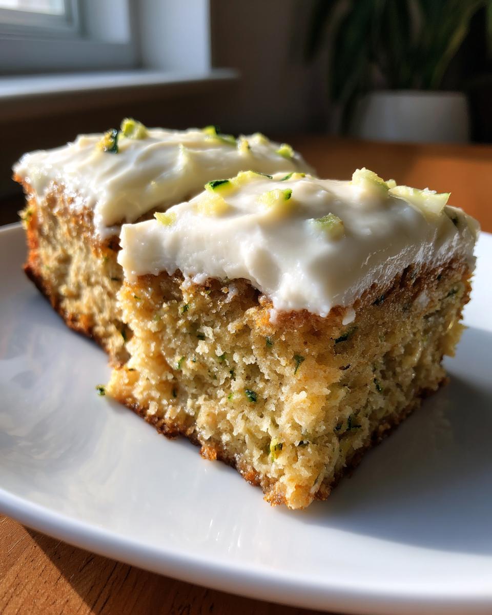 Moist Zucchini Bars With Cream Cheese Frosting - detail 2
