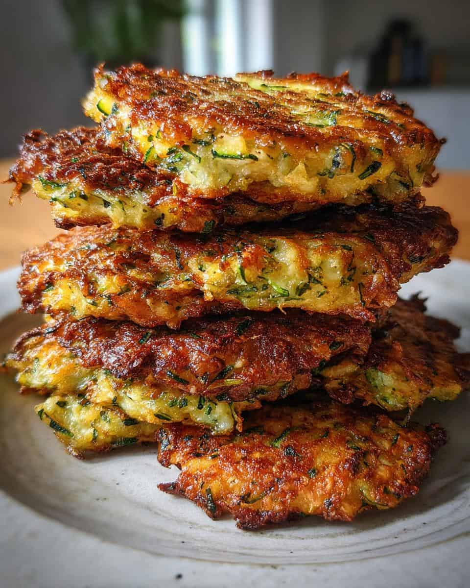 Quick & Easy Crispy Zucchini Fritters - detail 2