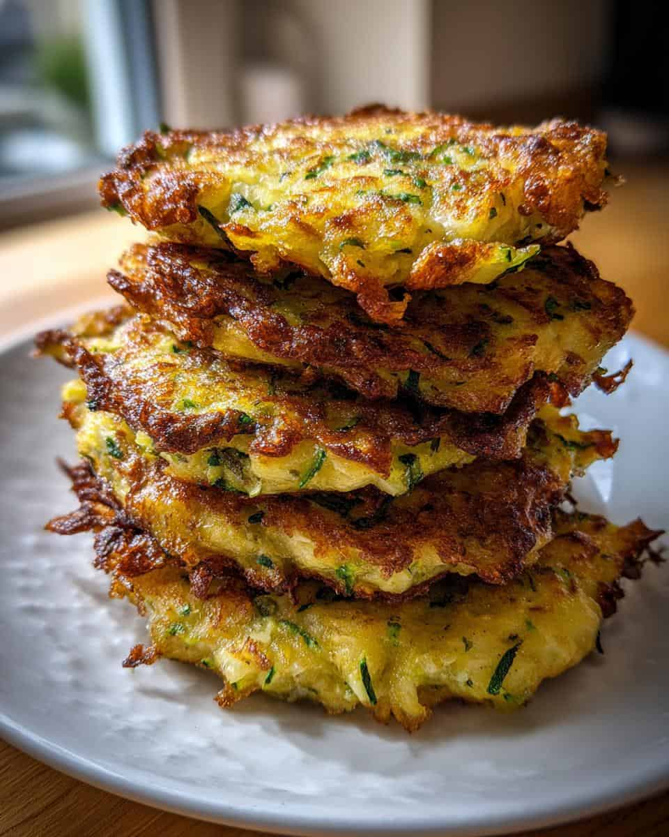 Quick & Easy Crispy Zucchini Fritters - detail 3