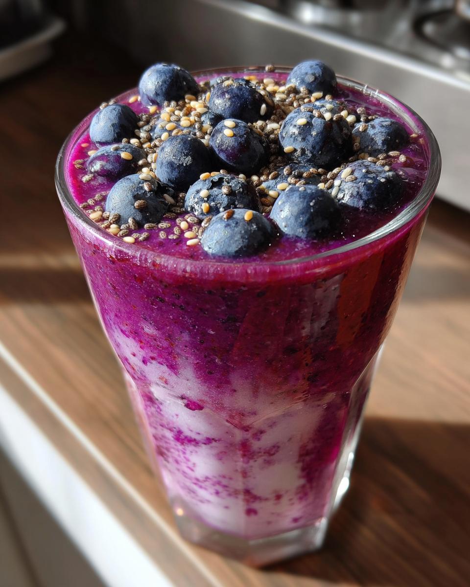 Refreshing Anti-Inflammatory Lemon-Blueberry Smoothie Recipe - detail 1