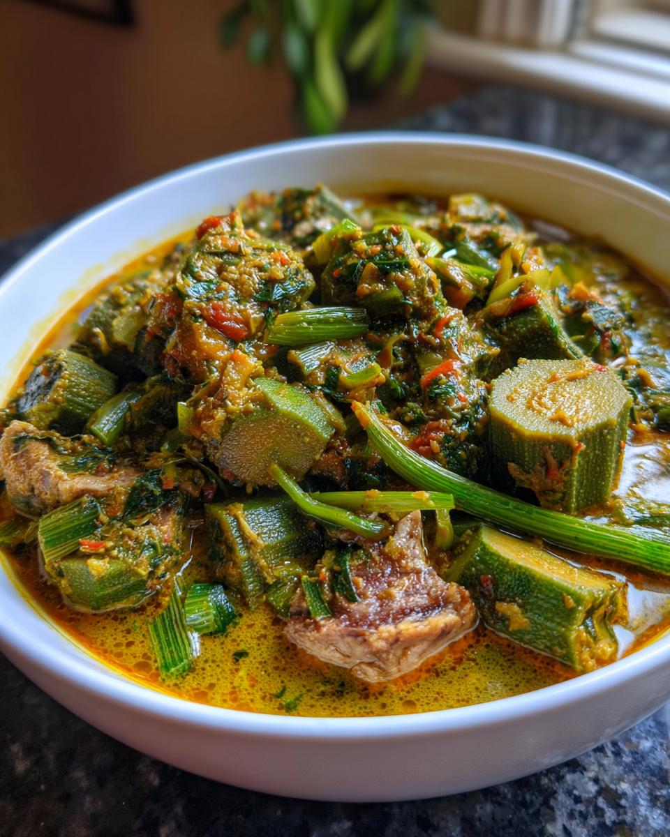 Rich Protein-Packed Nigerian Okra Soup - detail 2