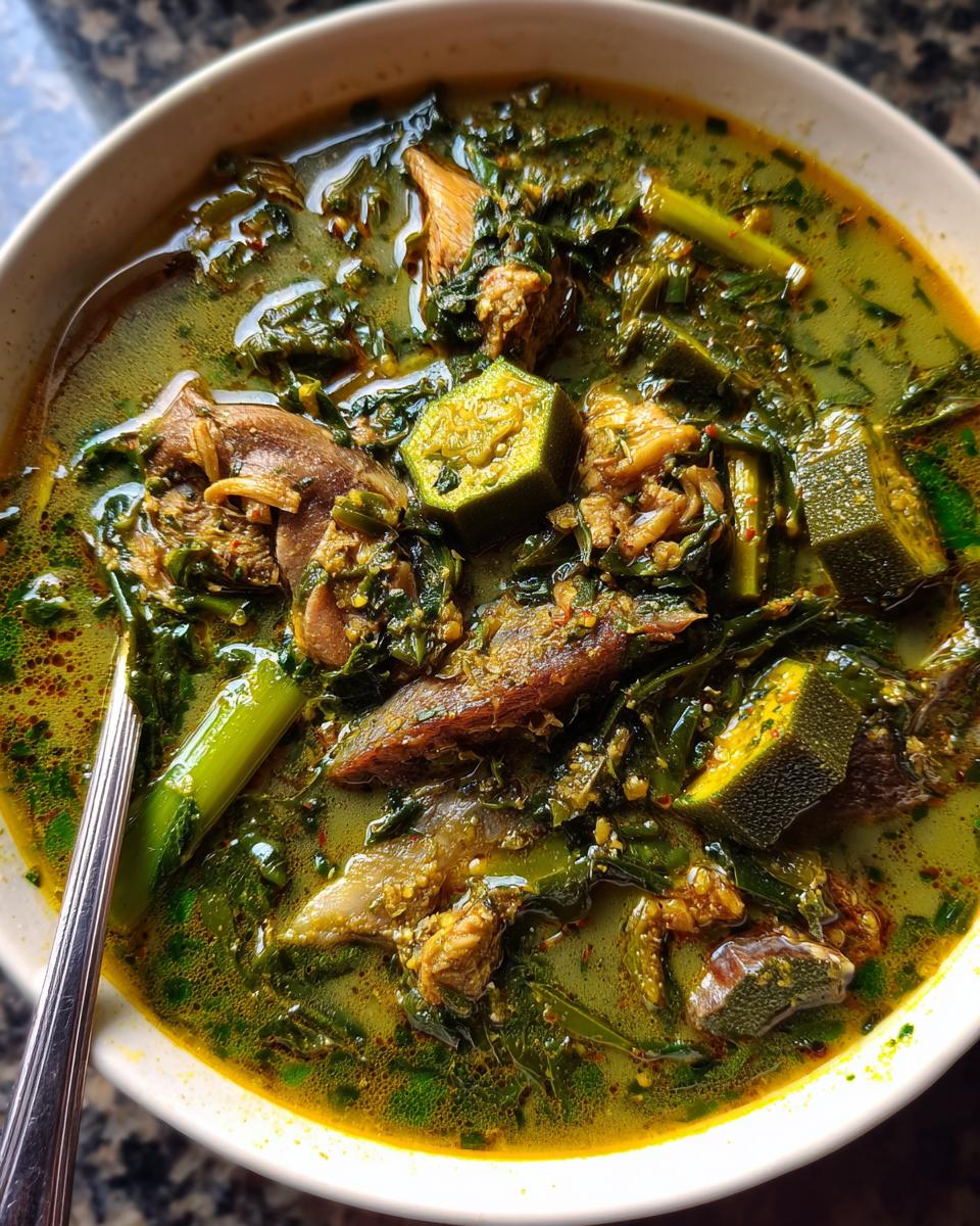 Rich Protein-Packed Nigerian Okra Soup - detail 3