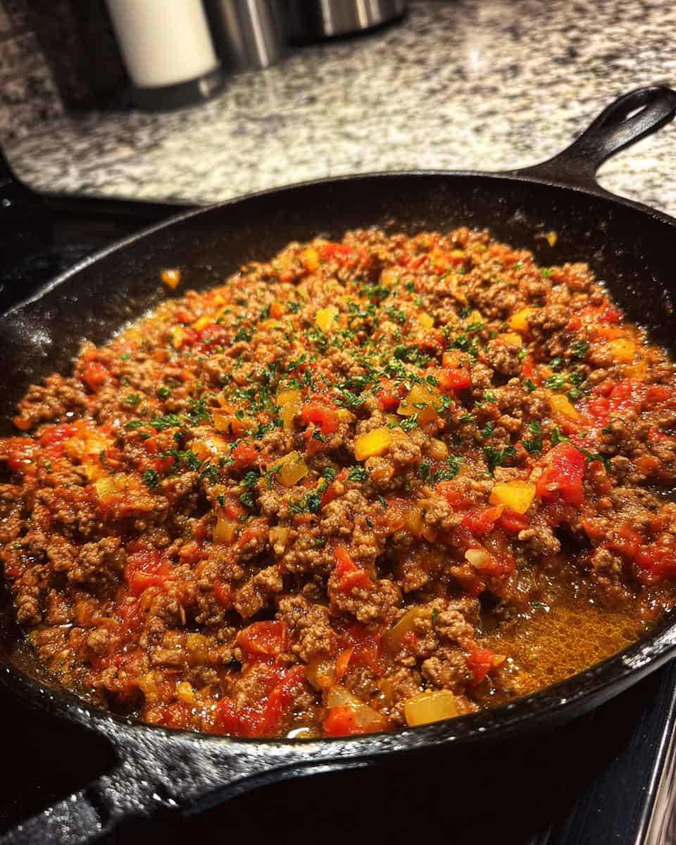 Savory Ground Beef Skillet Recipe - detail 3