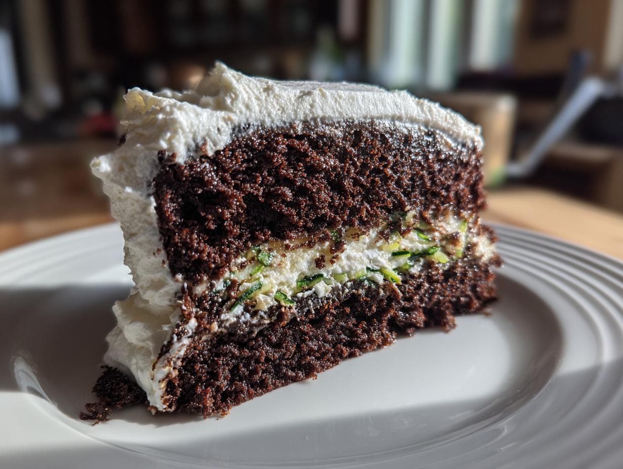 Devastatingly Simple Chocolate Zucchini Cake in 30 Minutes