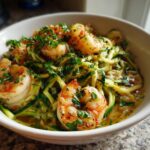 Skinny Shrimp Scampi with Zucchini Noodles