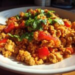 Spicy Cauliflower Rice With Ground Turkey