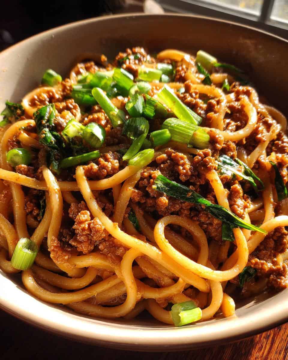 Stunning Mongolian Ground Beef Noodles Recipe - detail 1