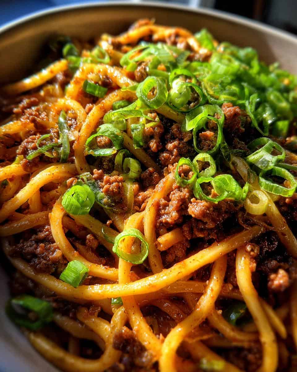 Stunning Mongolian Ground Beef Noodles Recipe - detail 3