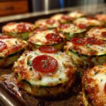 Zucchini pizza bites