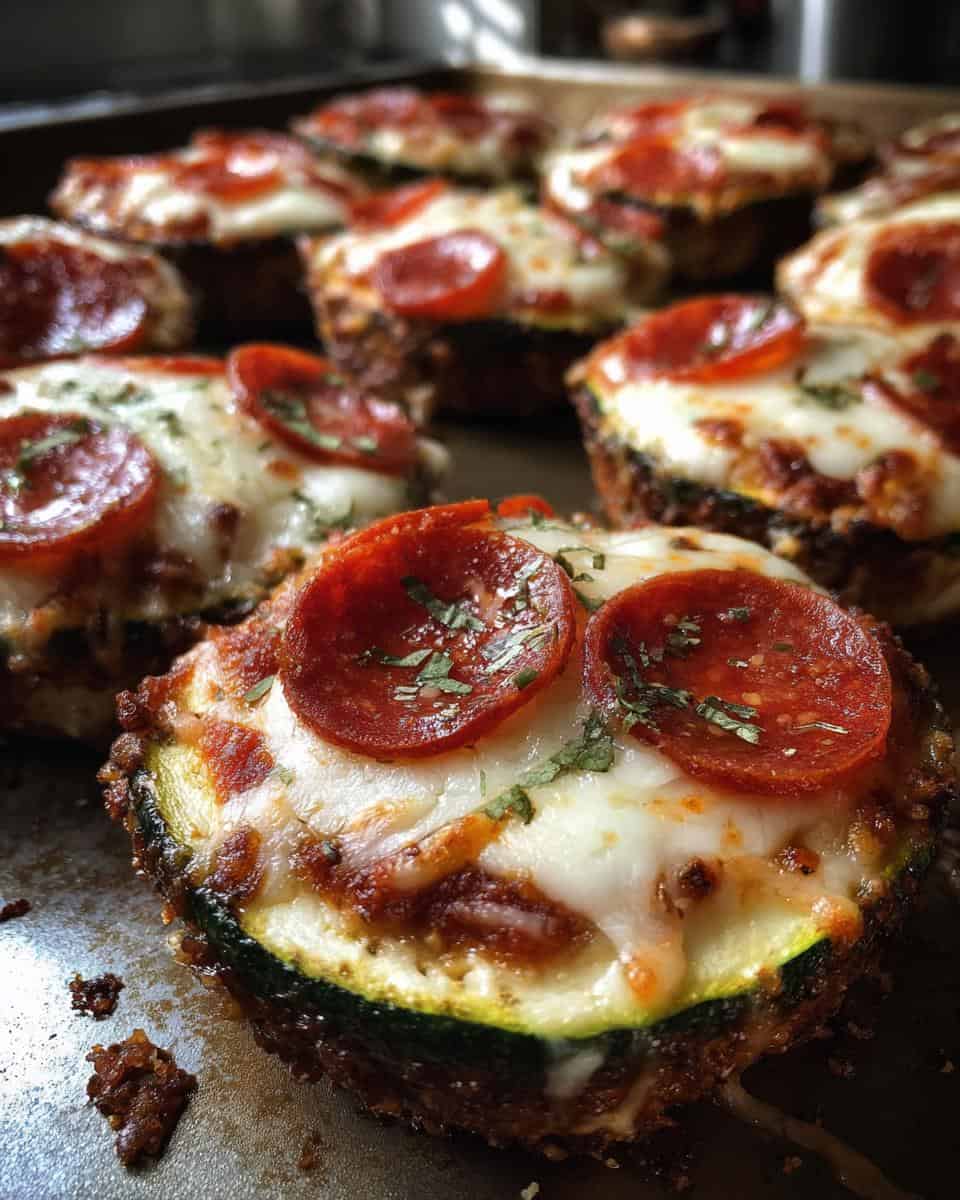 Zucchini pizza bites - detail 2