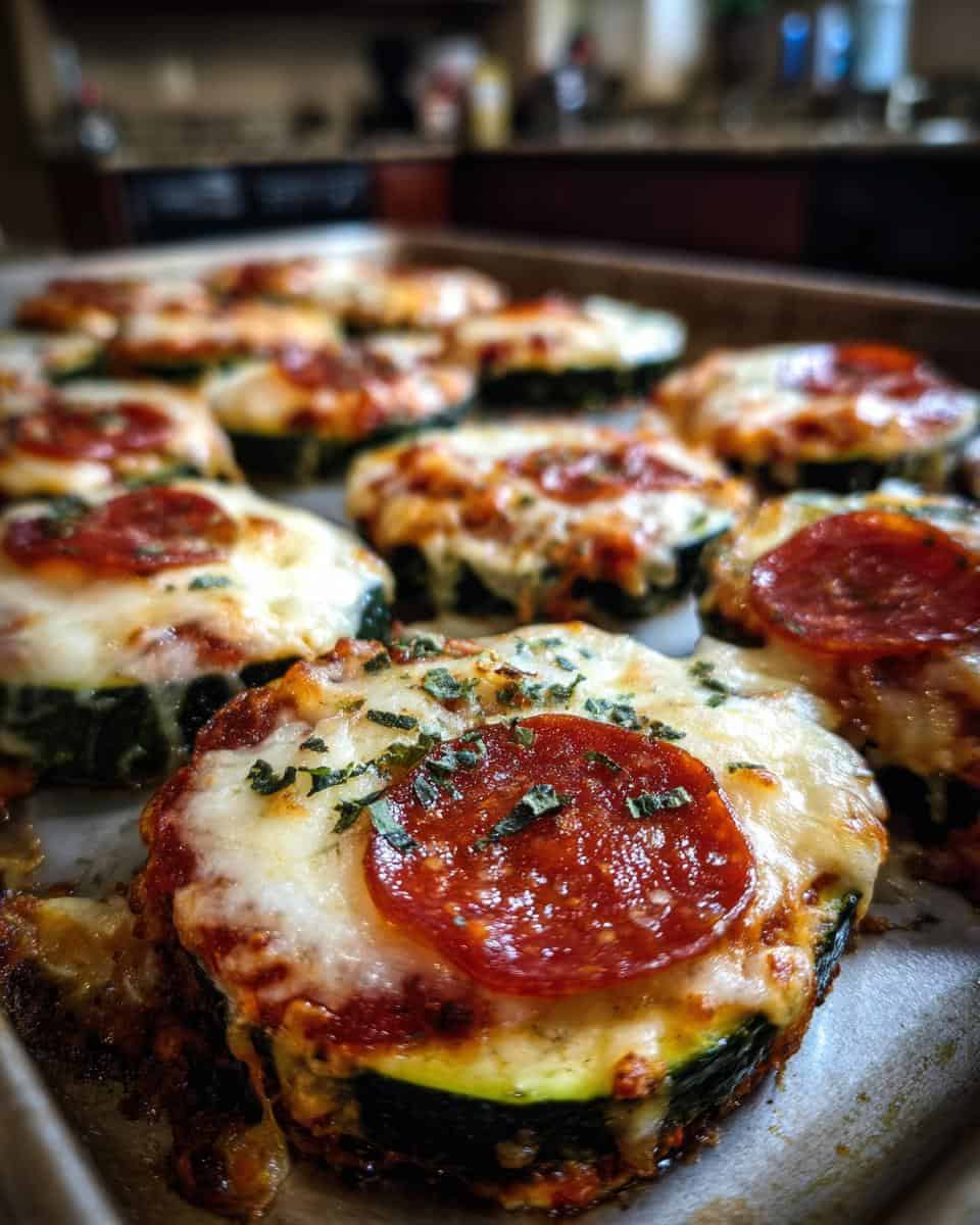 Zucchini pizza bites - detail 3