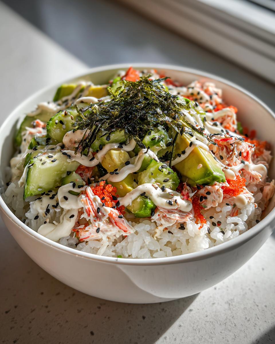 California Roll Bowl Recipe - detail 1