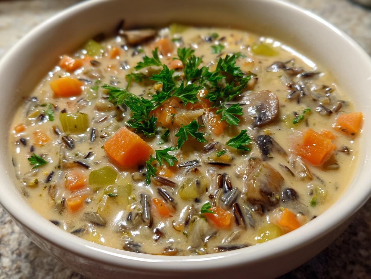 Cozy Autumn Wild Rice Soup Recipe: Shockingly Easy