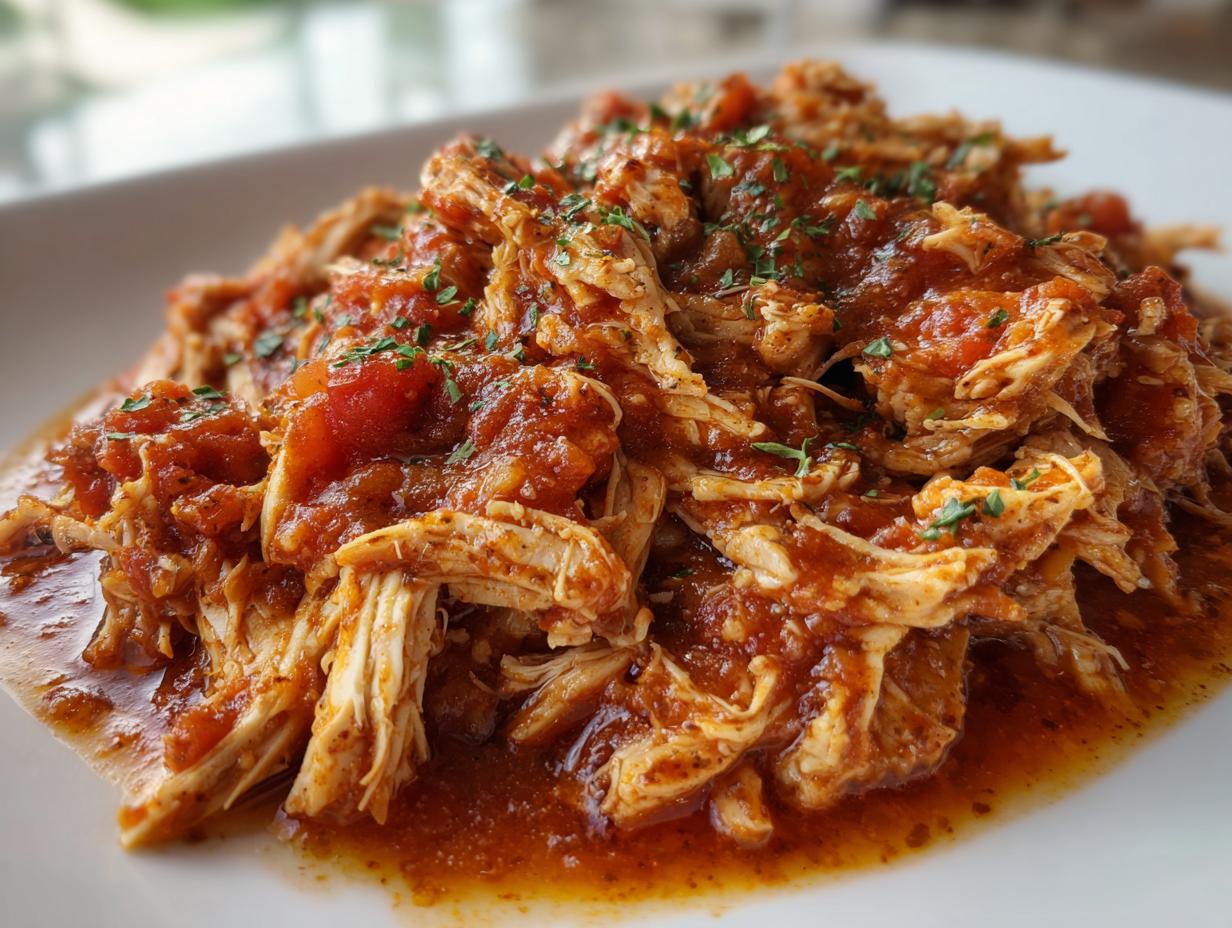 Dump & Forget Crockpot Salsa Chicken: A Guilt-Free Win