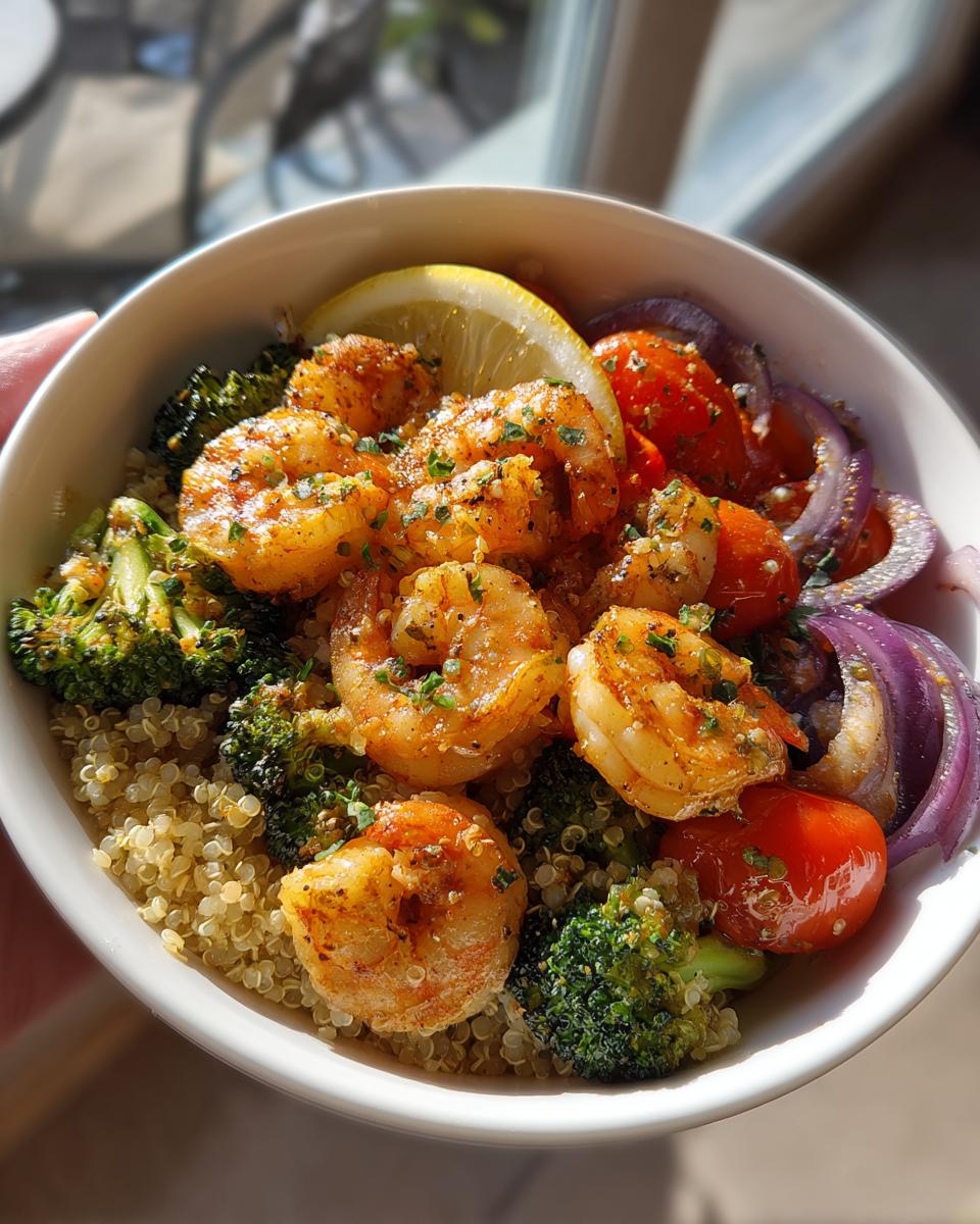 Easy 25 Minute Shrimp Bowl - detail 1