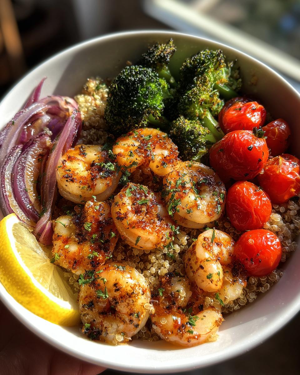 Easy 25 Minute Shrimp Bowl - detail 2