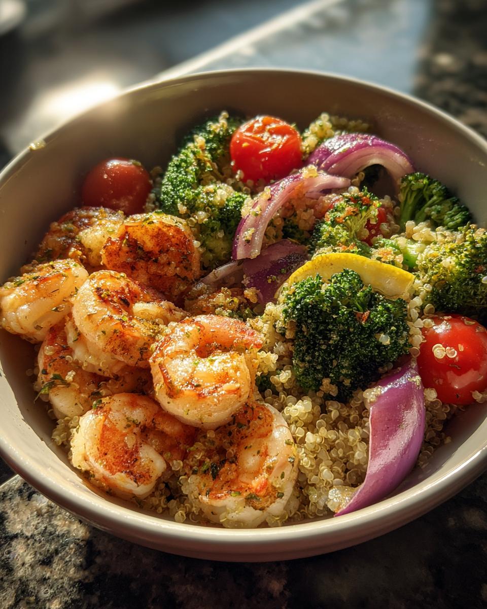 Easy 25 Minute Shrimp Bowl - detail 3