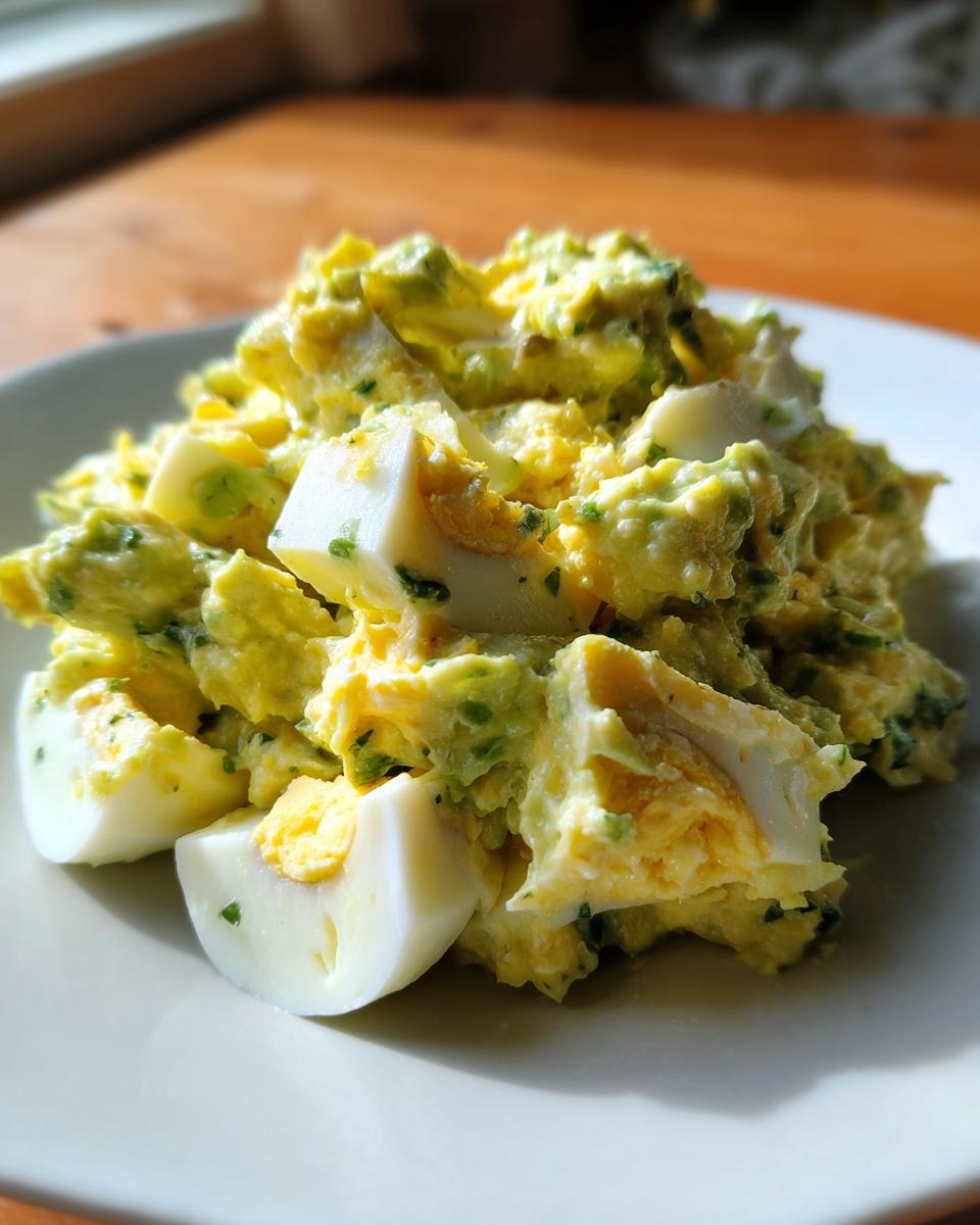 Easy Keto Avocado Egg Salad - detail 1