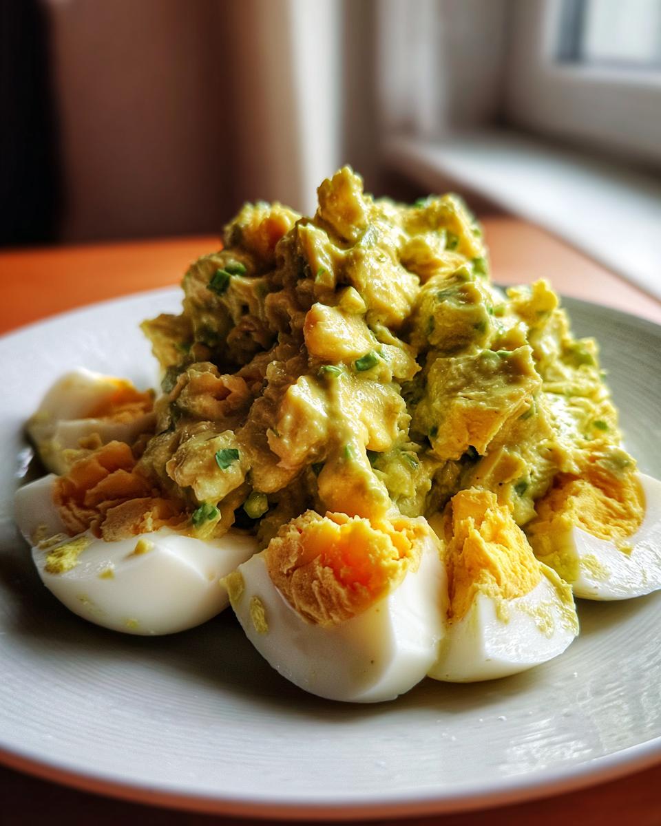 Easy Keto Avocado Egg Salad - detail 2