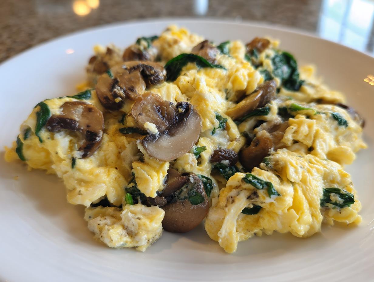 Devastatingly Delicious Fluffy Mushroom Eggs in 10