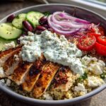 Healthy Greek Chicken Tzatziki Bowl Recipe