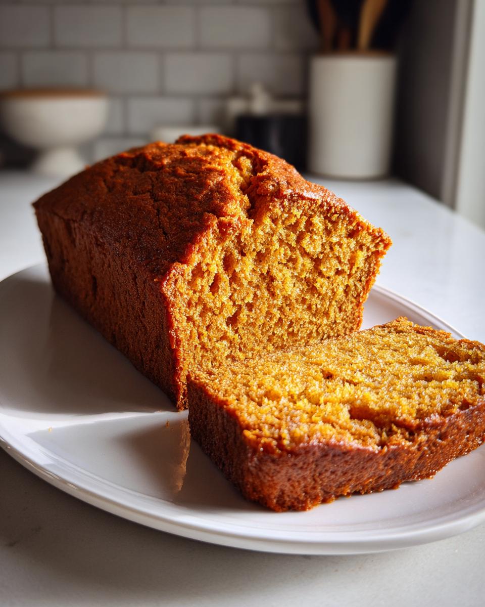 Healthy Pumpkin Bread - detail 1