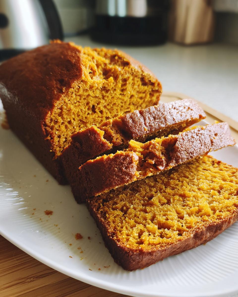 Healthy Pumpkin Bread - detail 2