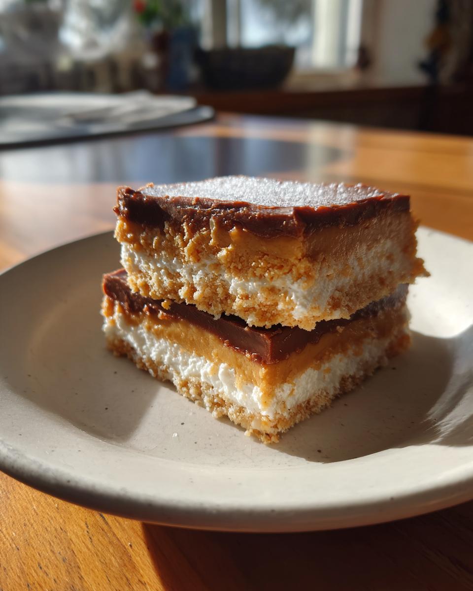 Low Carb Iced Peanut Butter Bars Recipe - detail 3