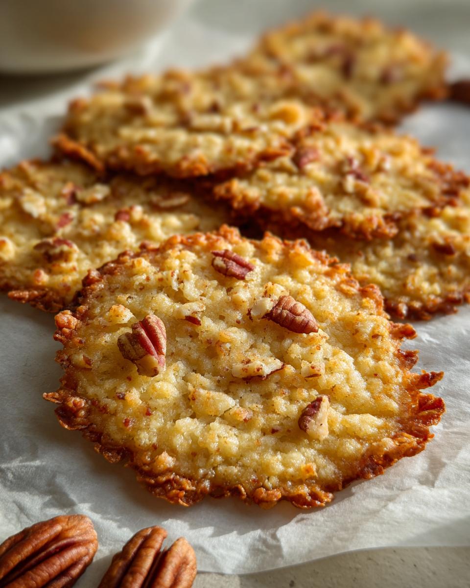 Pecan Lace Cookies Keto Recipe - detail 3