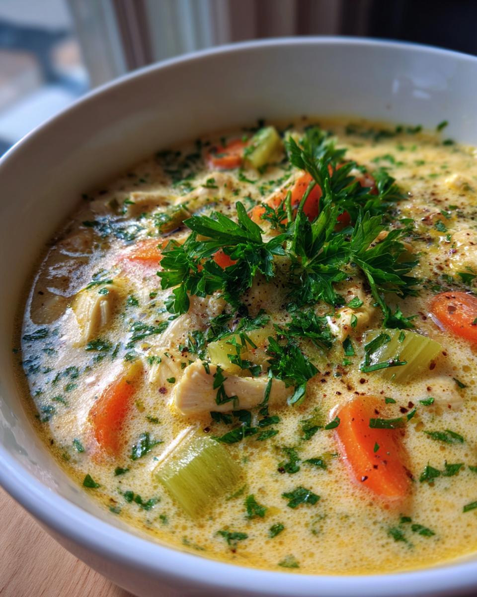 Rich and Creamy Chicken Soup - detail 1