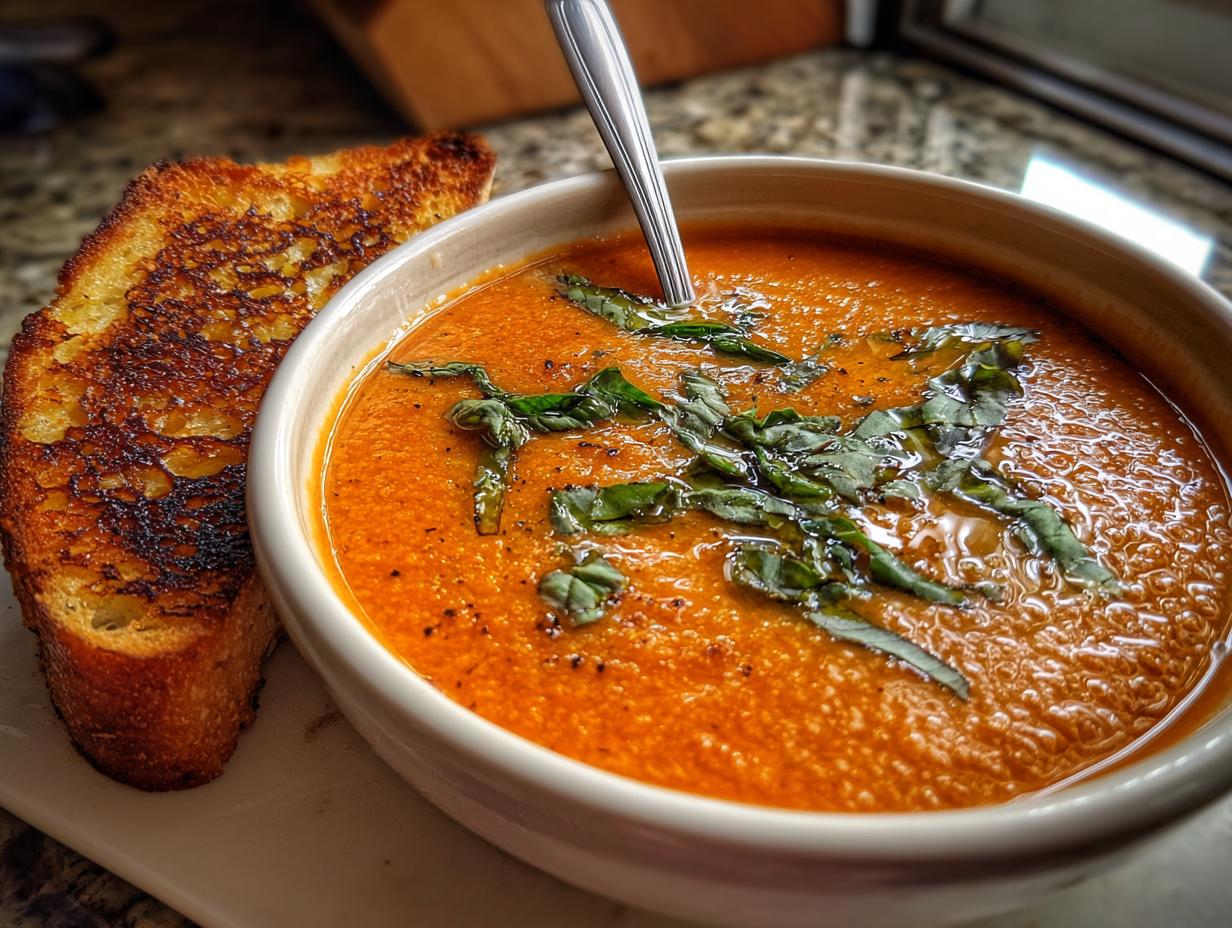 Amazing Roasted Tomato Basil Soup Needs Just 1 Secret